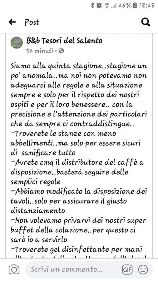 Tesori Del Salento Hotell Alliste Eksteriør bilde